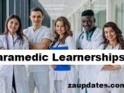 Paramedic Learnerships 2023 Application